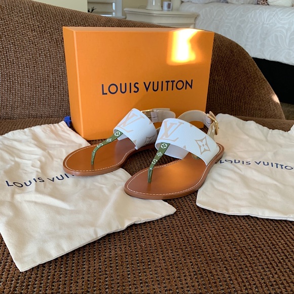 Authentic Louis Vuitton Sandals - Picture 1 of 3
